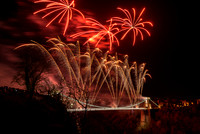 Clifton Suspension Bridge 150 Year Anniversary Fireworks
